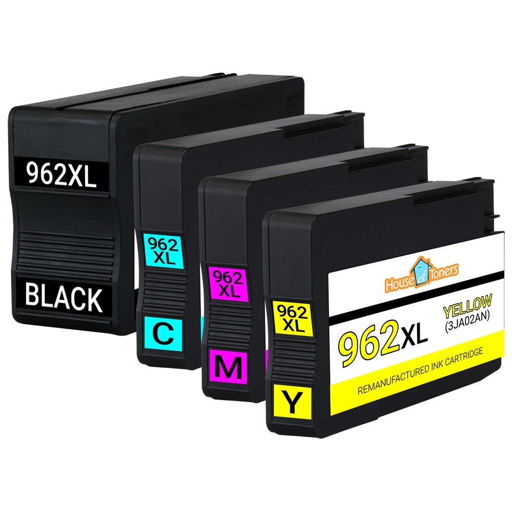 962XL Fits HP 962 962XL Ink for HP Officejet Pro 9020 9025 All-in-One Lot