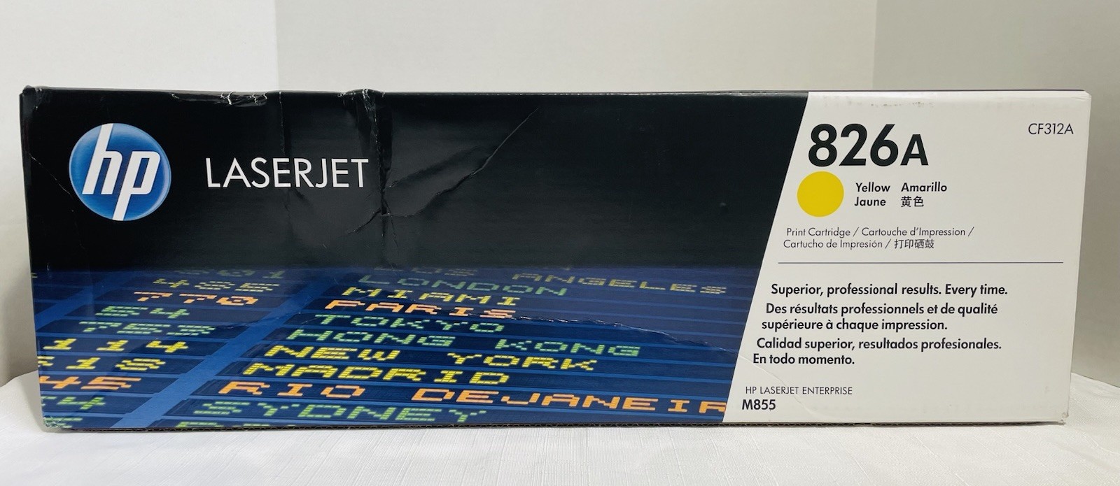 Genuine HP 826A CF312A Yellow LaserJet OEM Toner Cartridge For M855 New sealed