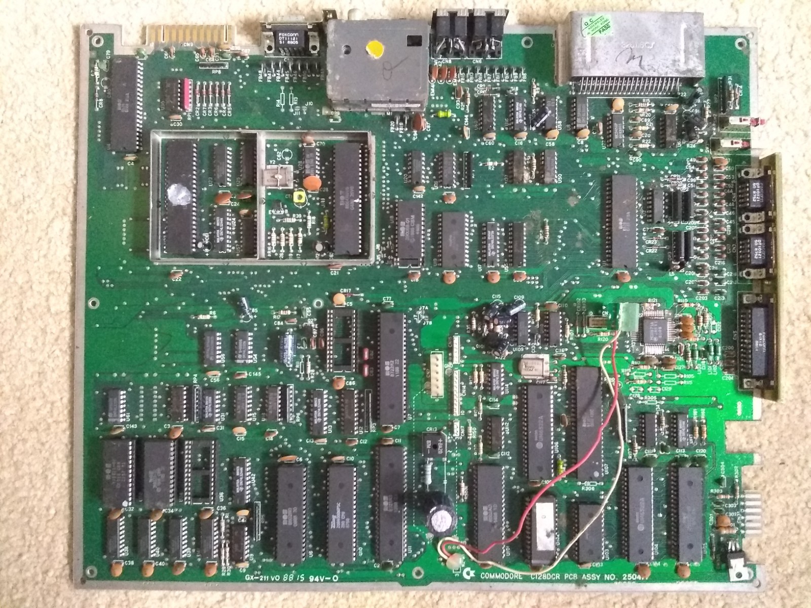 Commodore 128D Motherboard C128DCR (As-Is)