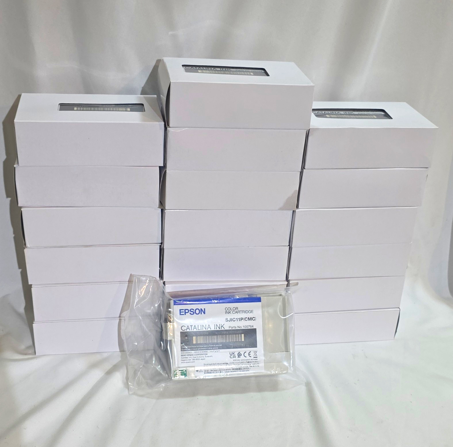 (x20) Epson SJIC11P(CMC) Genuine Inkjet Ink Cartridge Cyan/Magenta Catalina