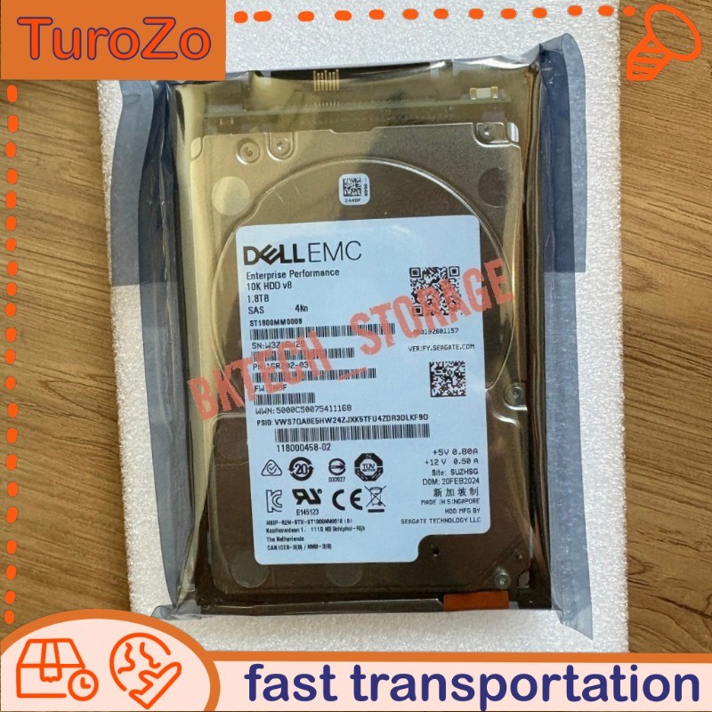 NewEMC D4-2S10-1800 005053154 005053155 1.8T Hard Drive HDD