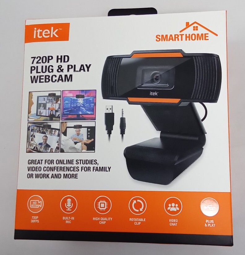 720p HD PLUG & PLAY WEBCAM
