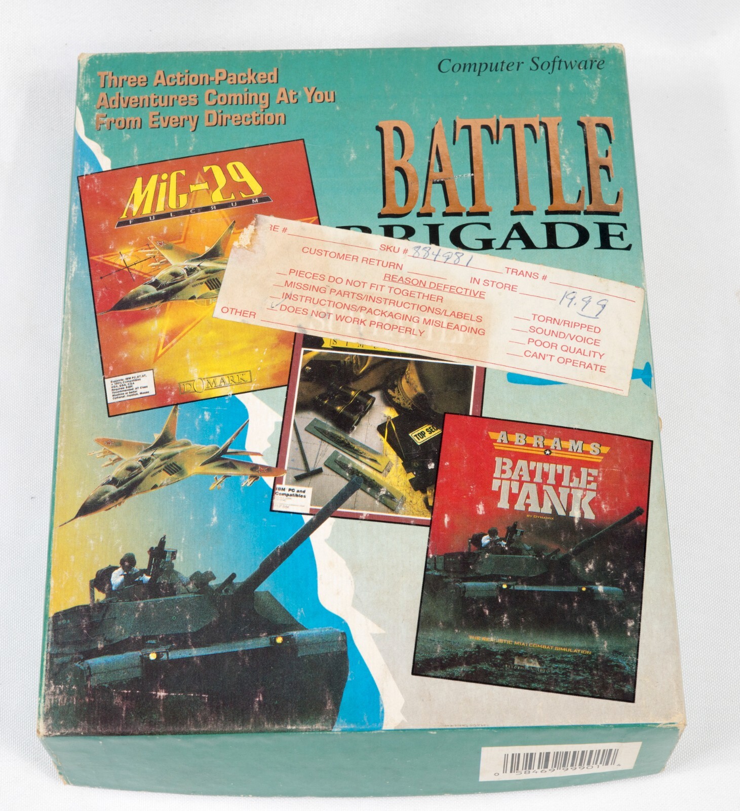 Slash Corp Battle Brigade game DOS ST534B02