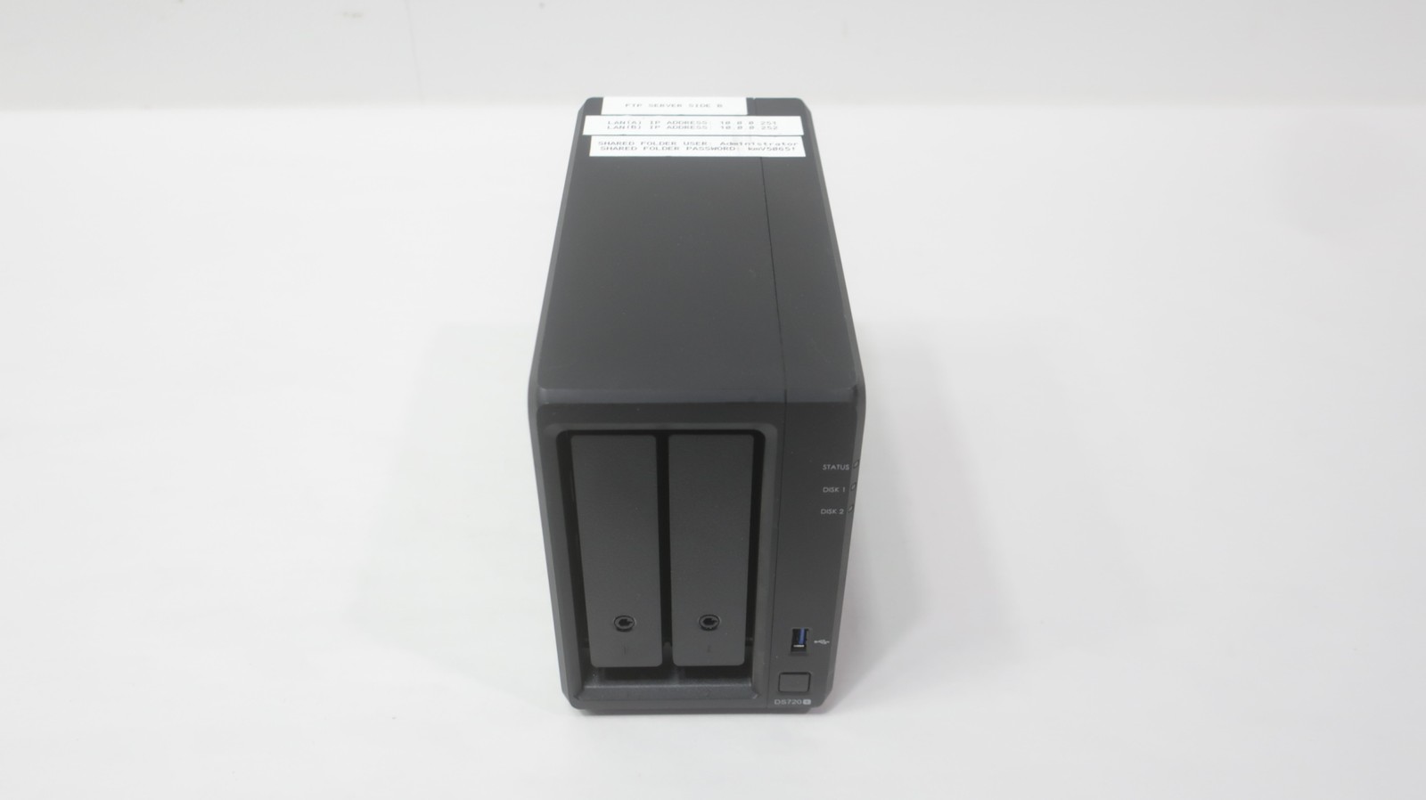 Synology DS720+ 2-bay Network-attached Storage 12v-dc
