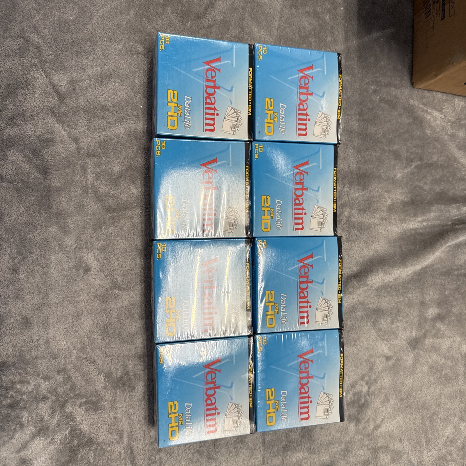 Verbatim DataLife MF 2HD 3.5'' Microdisks Floppy Disks IBM 8 Packs Open Box