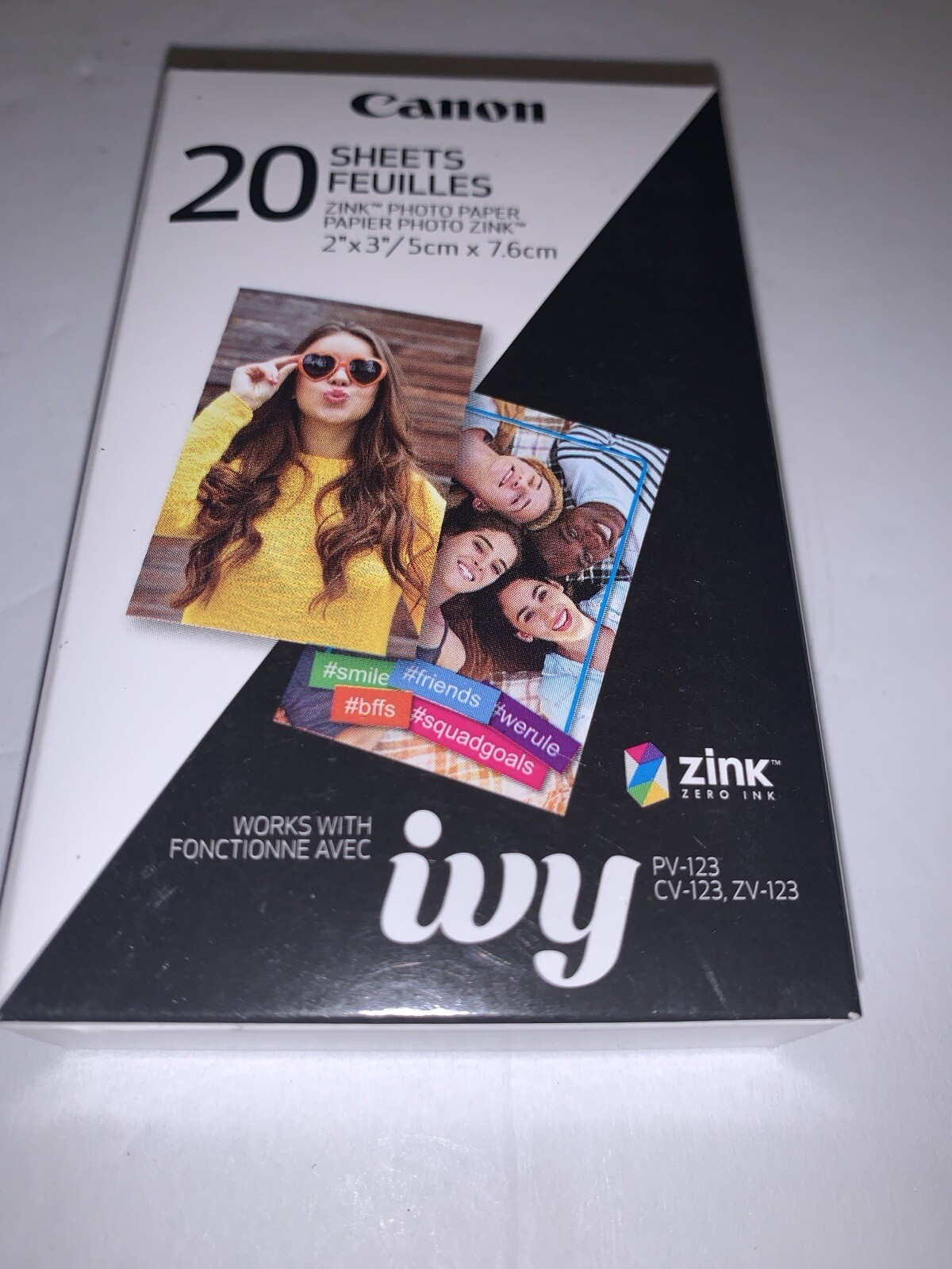 Canon Zink 2x3 Glossy Photo Paper - 20 Sheets - Brand New & Sealed