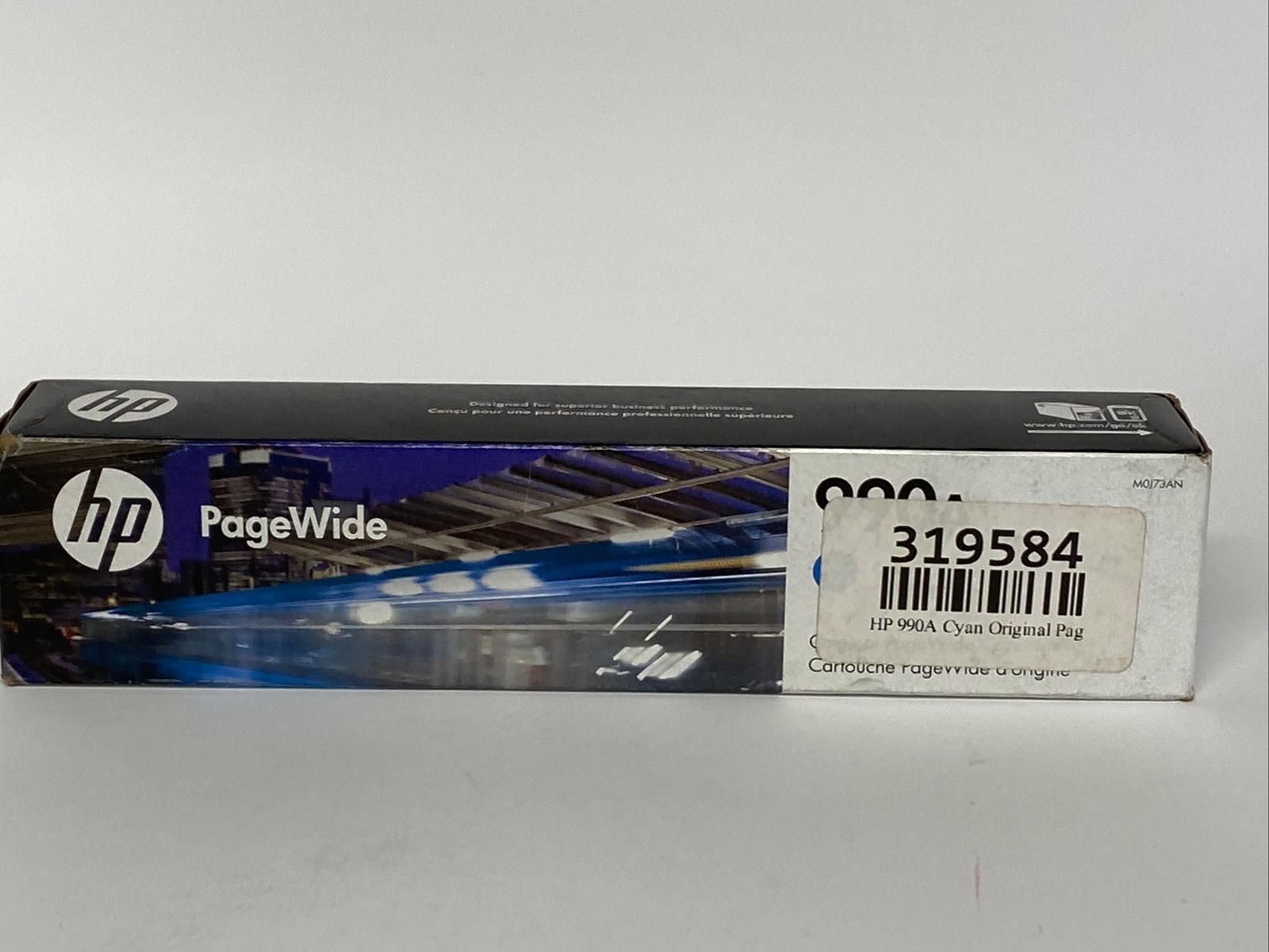 HP M0J73AN Cyan Ink Cartridge Genuine OEM 990A Exp April/2020 New