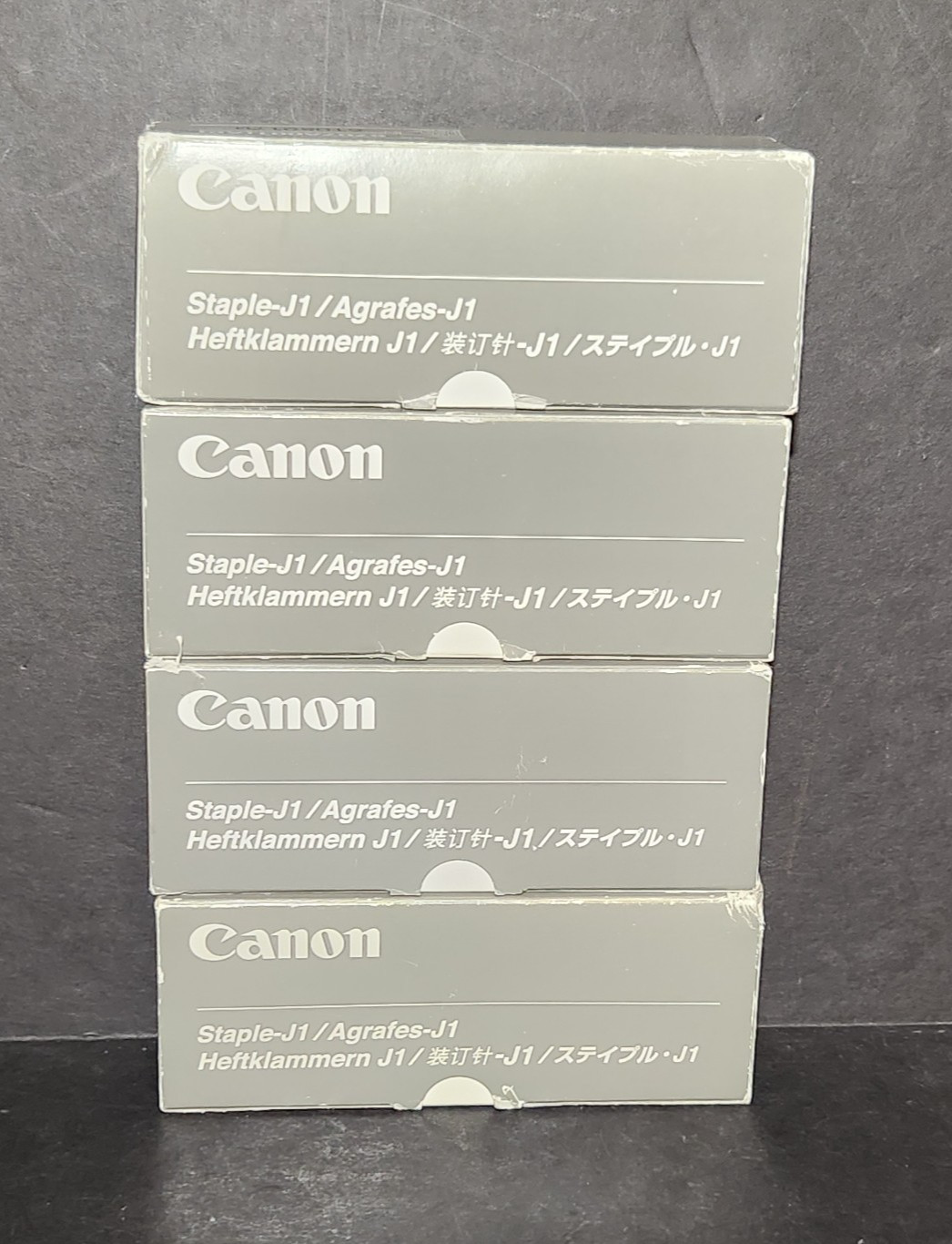 Lot of 4 Boxes - New Genuine Canon Staple-J1  6707A001[AC] NO. 502C
