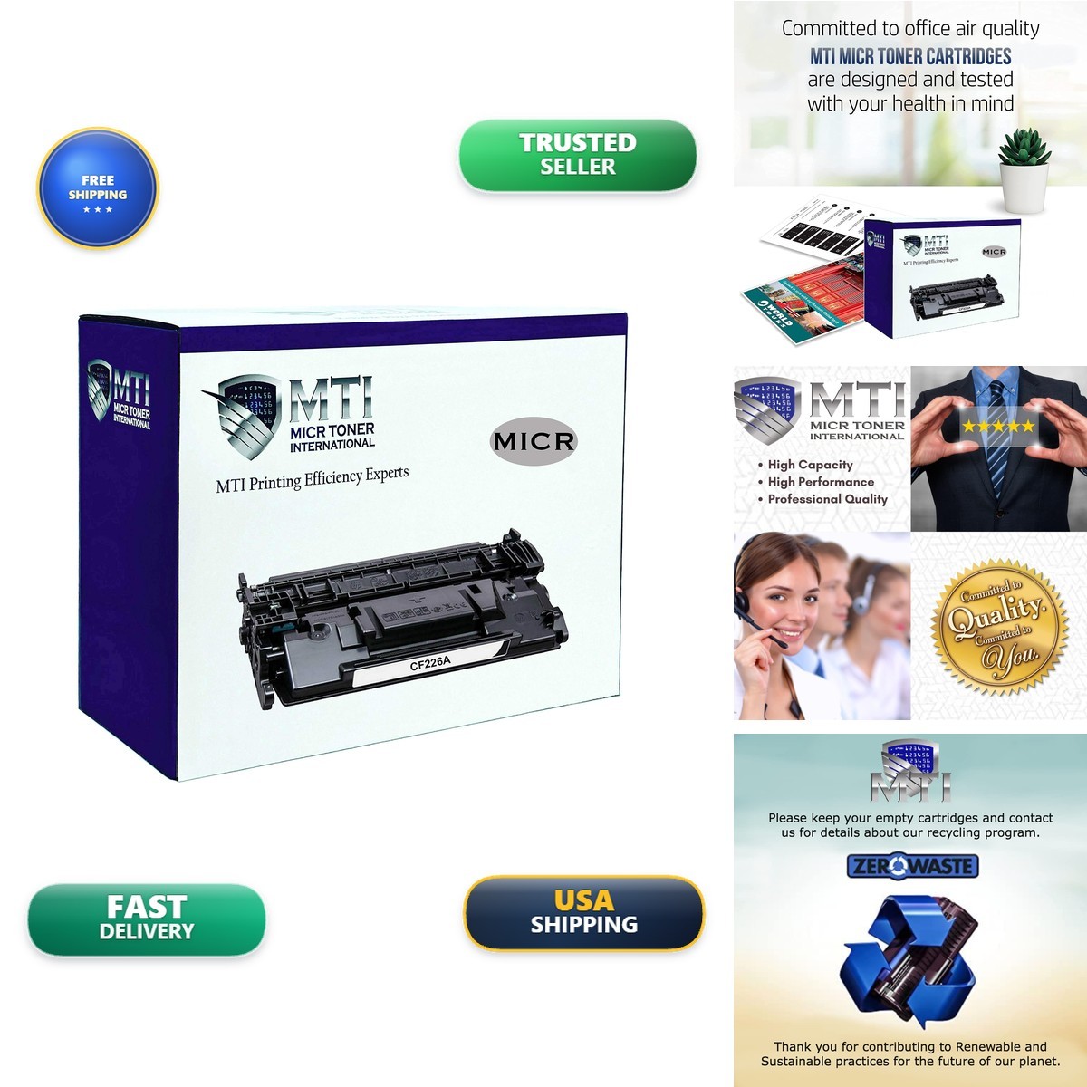 MICR Toner International Compatible Cartridge for HP CF226A M402dn M426fdw