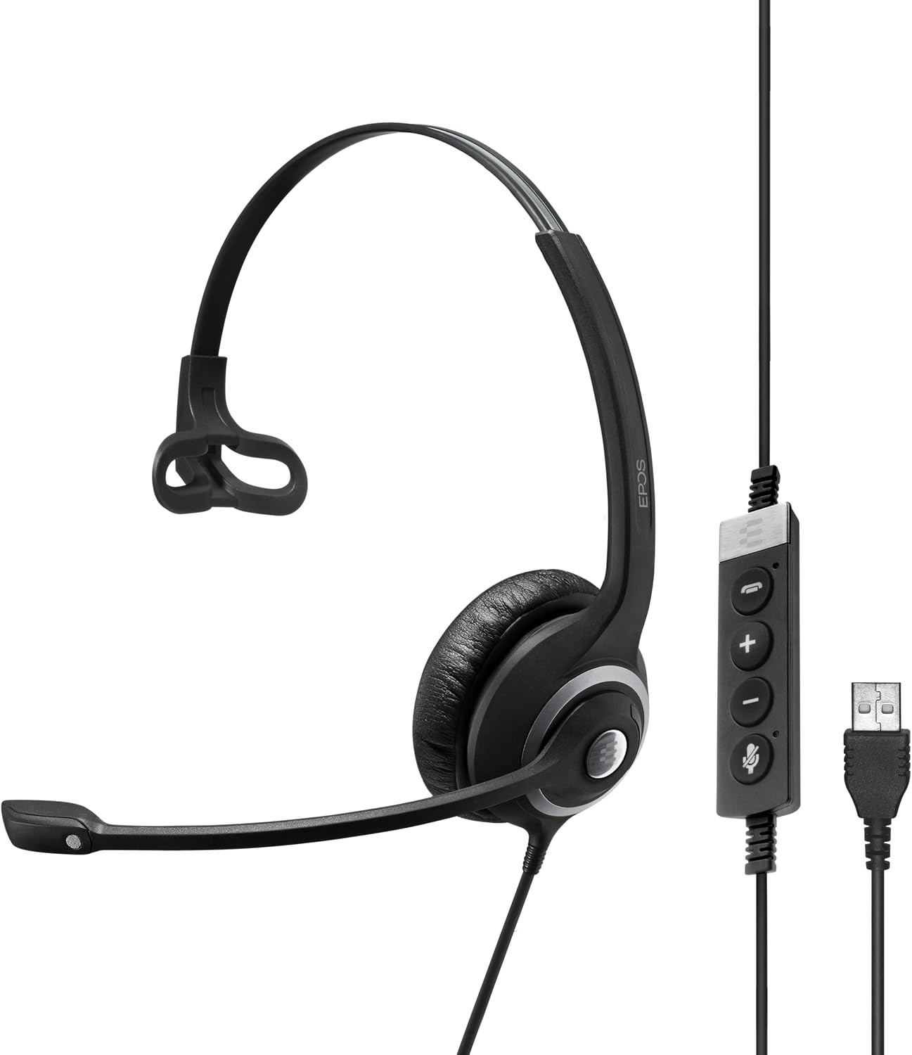✨EPOS Sennheiser SC 230 USB Single-Sided Headset for Business Softphone HD Sound