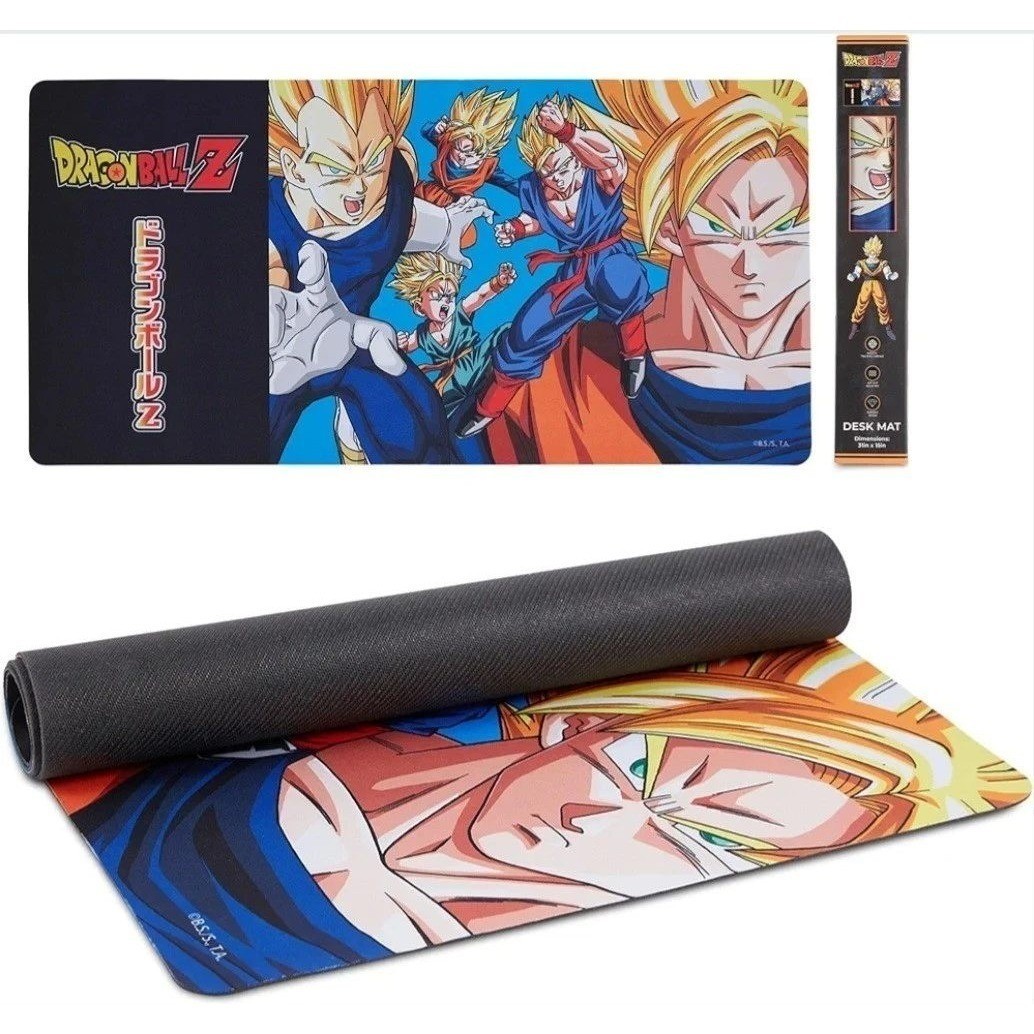 Dragon Ball Z Desk Mat XL Gaming Mouse/Keyboard Pad 31x15 Super Saiyan Goku New