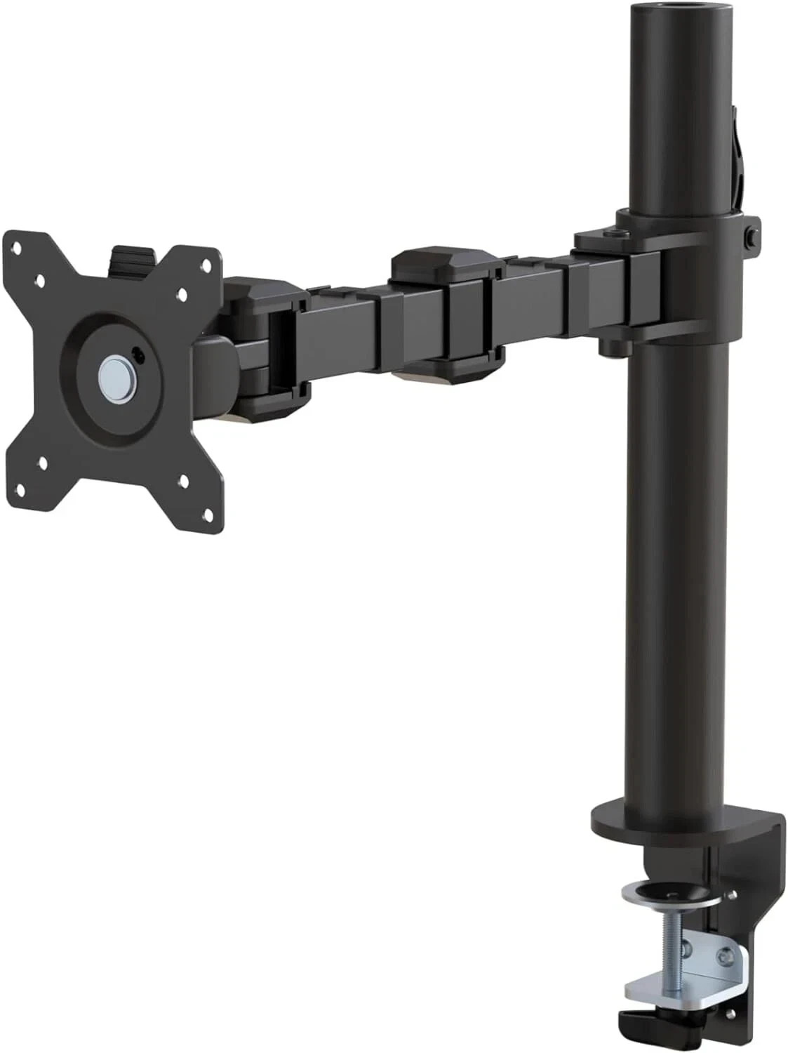 Amazon Basics Single Monitor Stand Height Adjustable Arm Mount Tilt  Rotate 30"