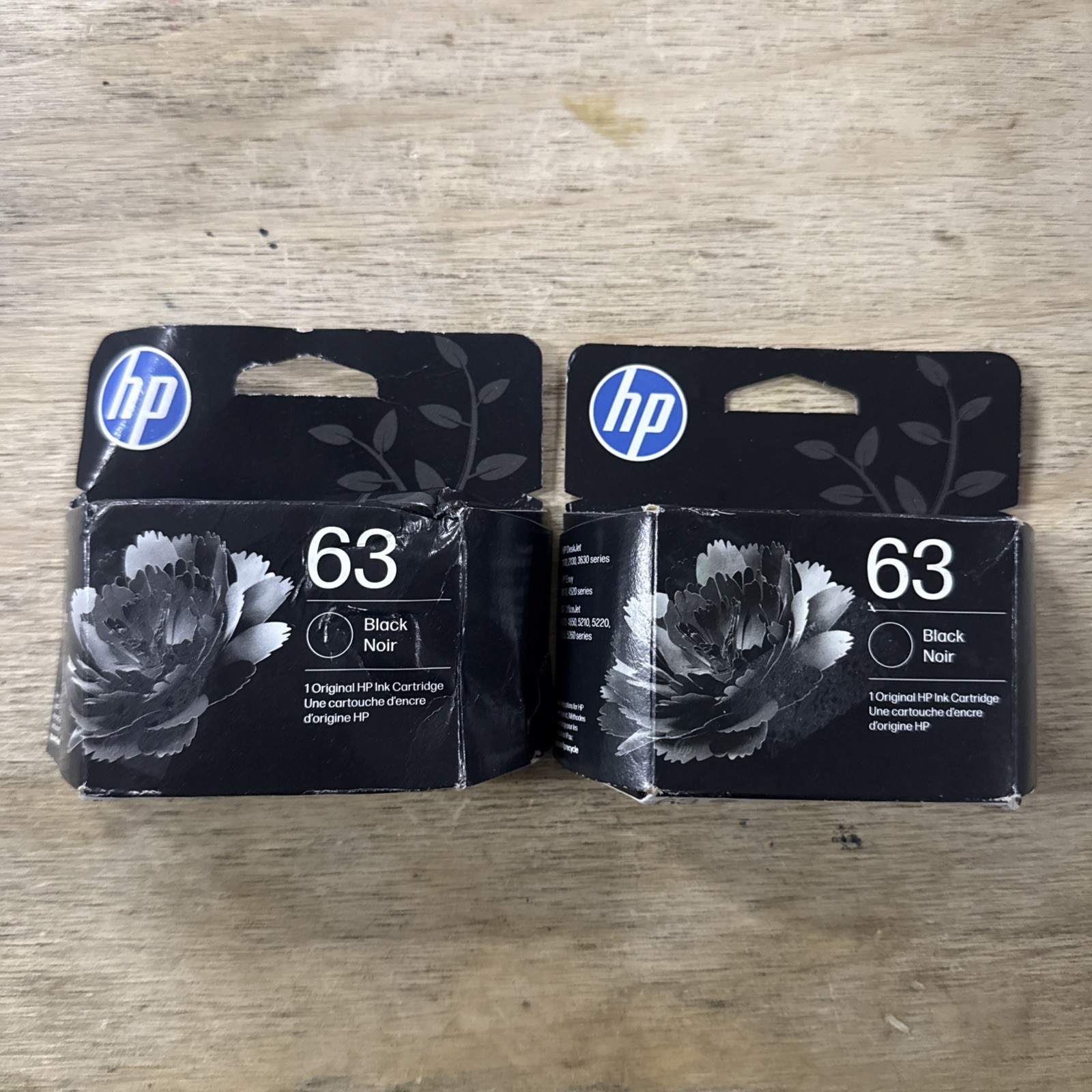 Lot of 2 HP F6U62AN Black Ink Cartridge Genuine  Dec/2027