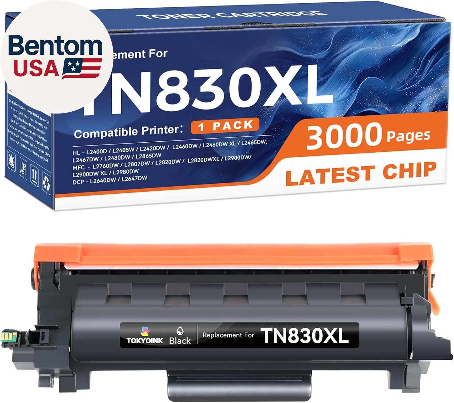 TN830XL Toner TN830 Cartridges Replacement for Brother TN830 830XL Toner Compati