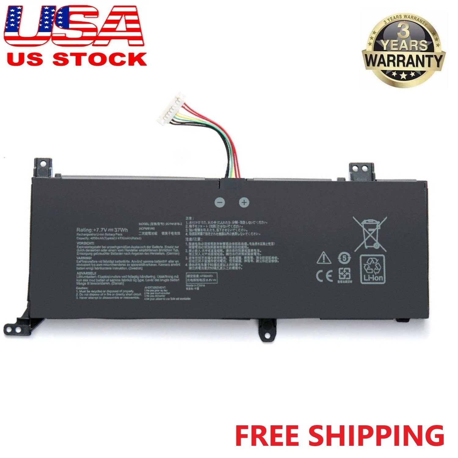 B21N1818-2 C21N1818-2 Battery For Asus VivoBook 14 A412 F412 S412 X412DA X412FA