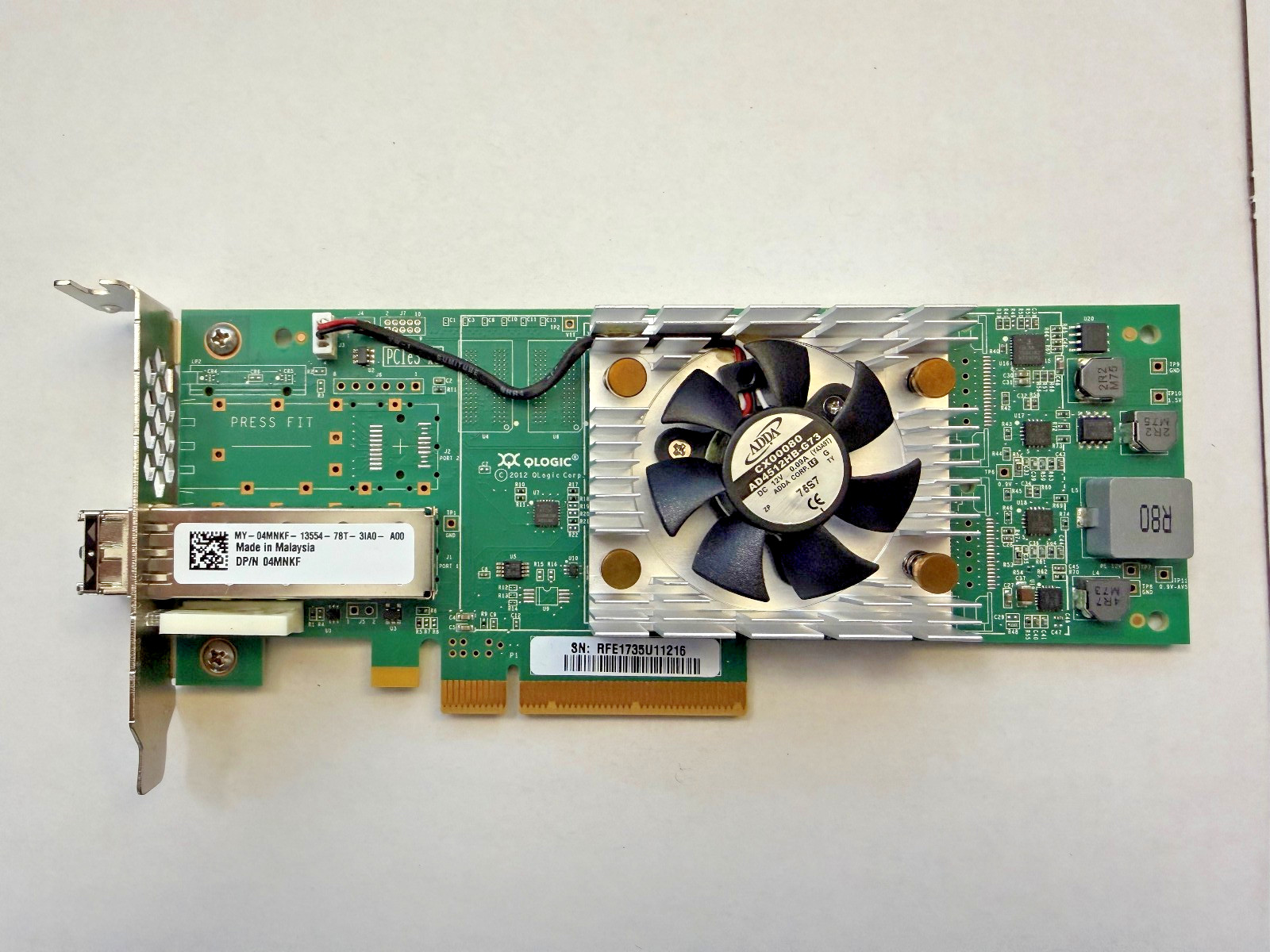 QLogic QLE2660L-DEL 16G Single Port Fibre Channel Adapter PCIe Dell 4MNKF