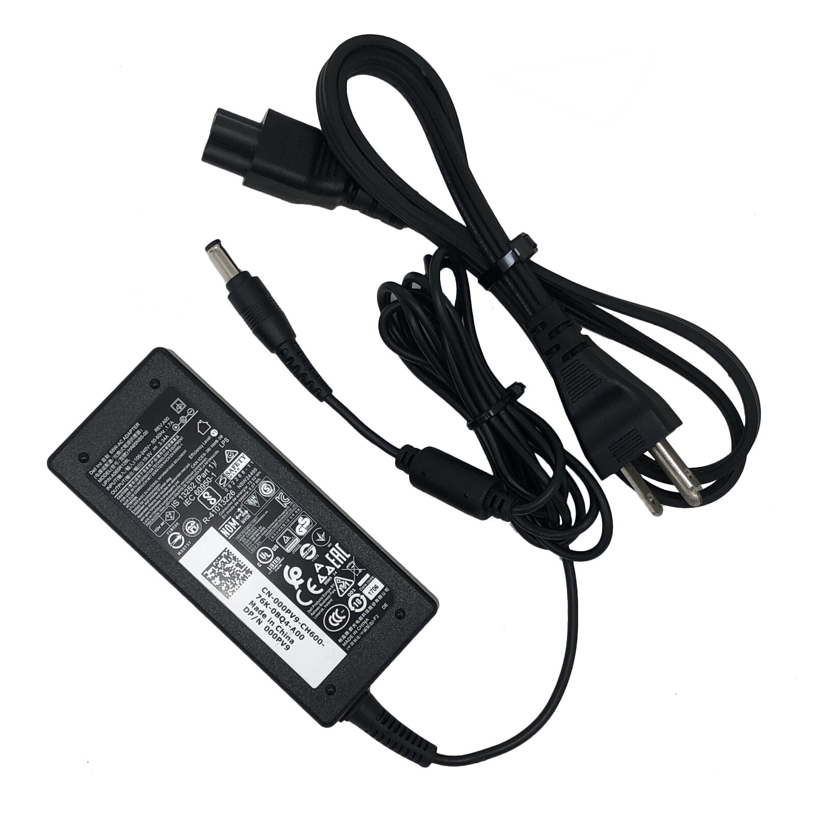 Genuine Dell 4.5mm Power Supply Adapter for Dell Wyse 5060 N07D w/Power Cord