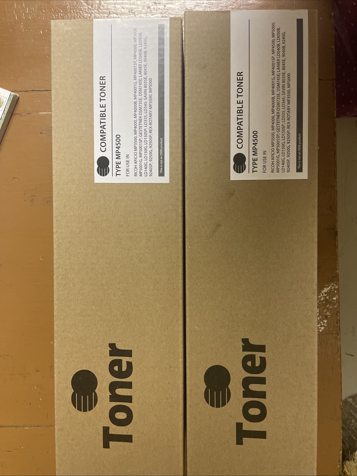 Ricoh, Savin, Lanier, Gestetner Black Toner Type MP 4500/8045e/LD34/841246
