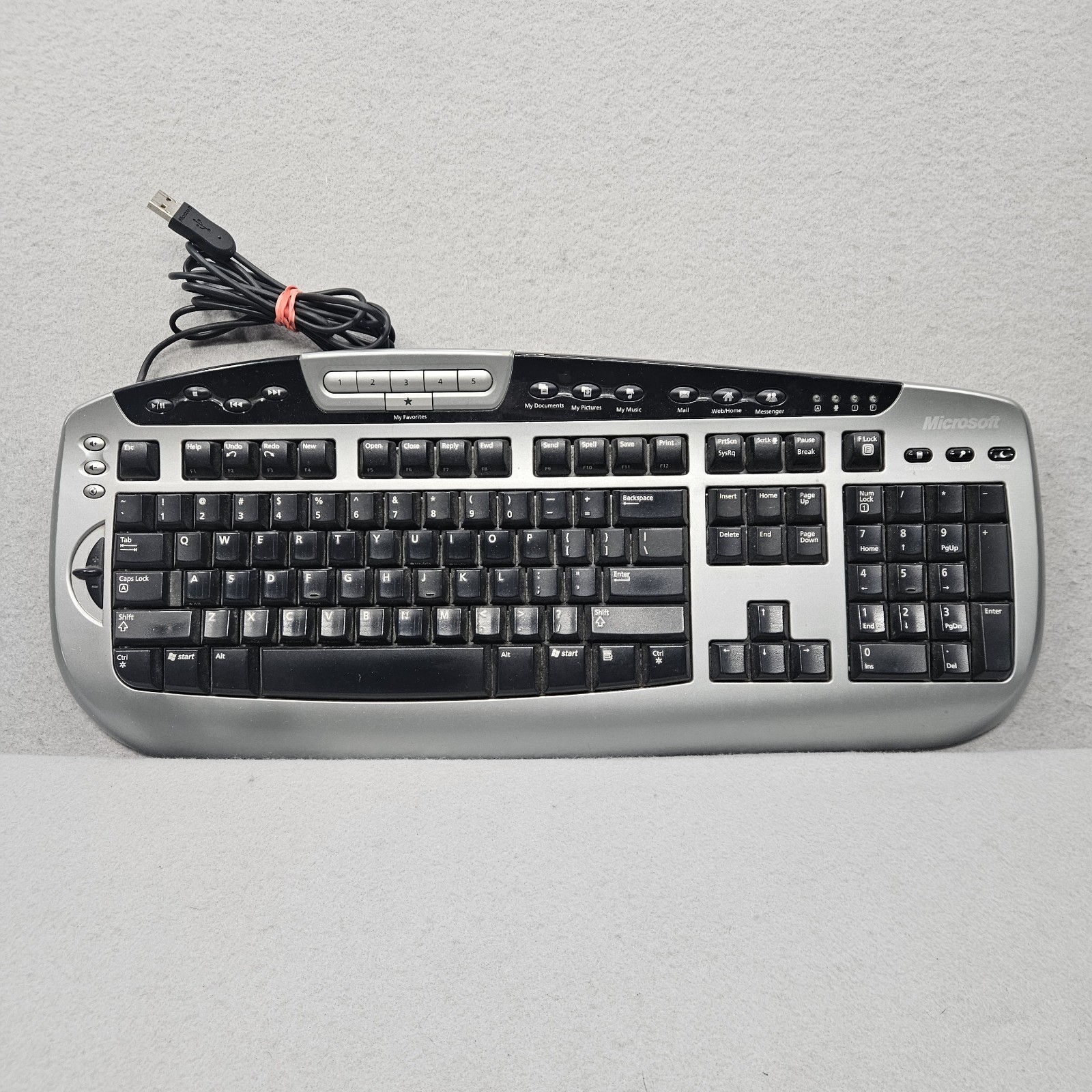 Microsoft KC-0405 Digital Multi Media Pro Keyboard USB TESTED