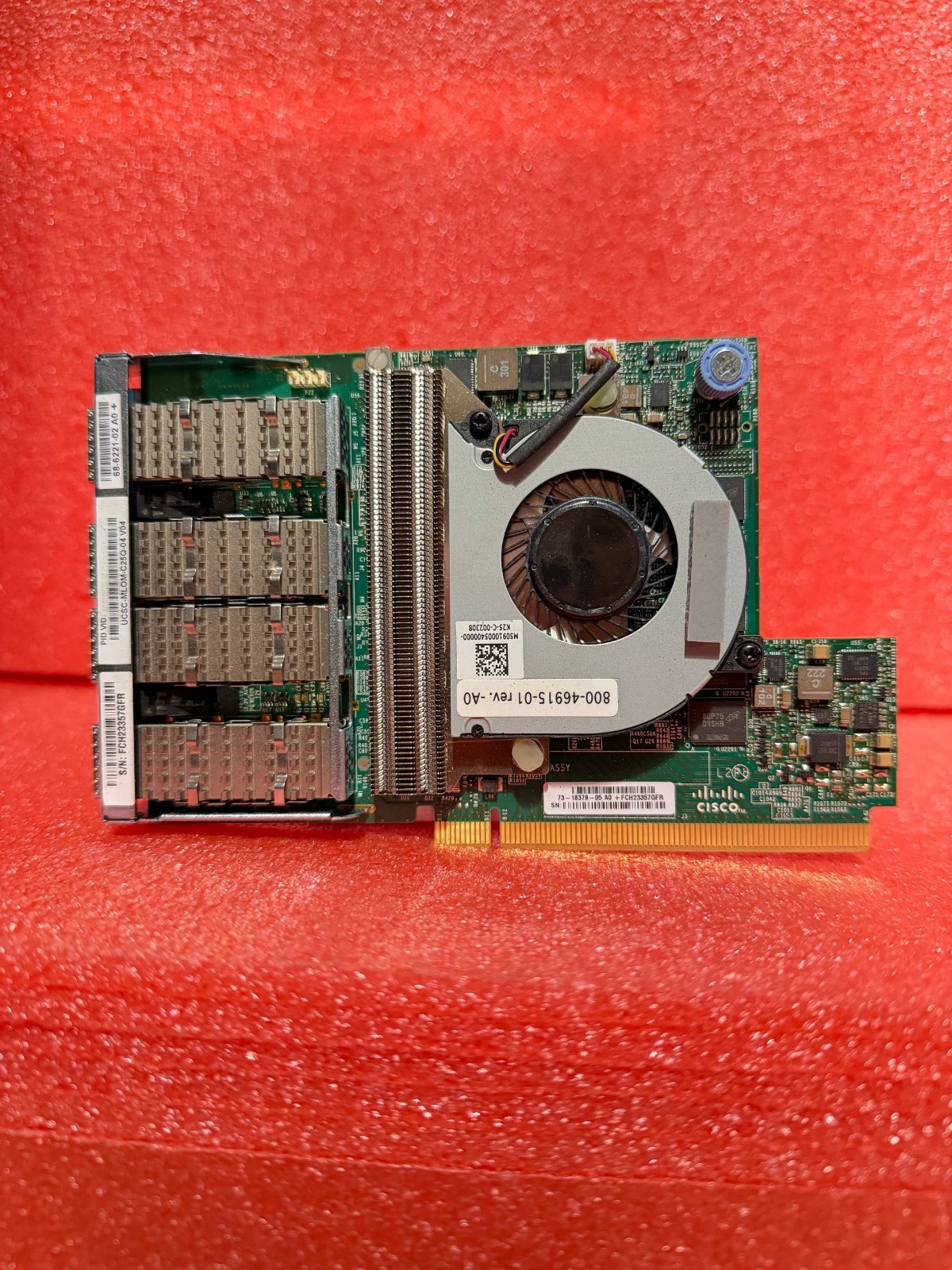 Cisco UCSC-MLOM-C25Q-04 Quad-Port 10GB/25GB SFP28 PCIe Network Interface Card