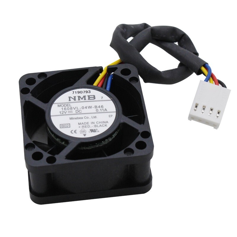 Qty:1pc 4-wire PWM cooling fan 1608VL-04W-B46 12V 0.11A 4020 4CM