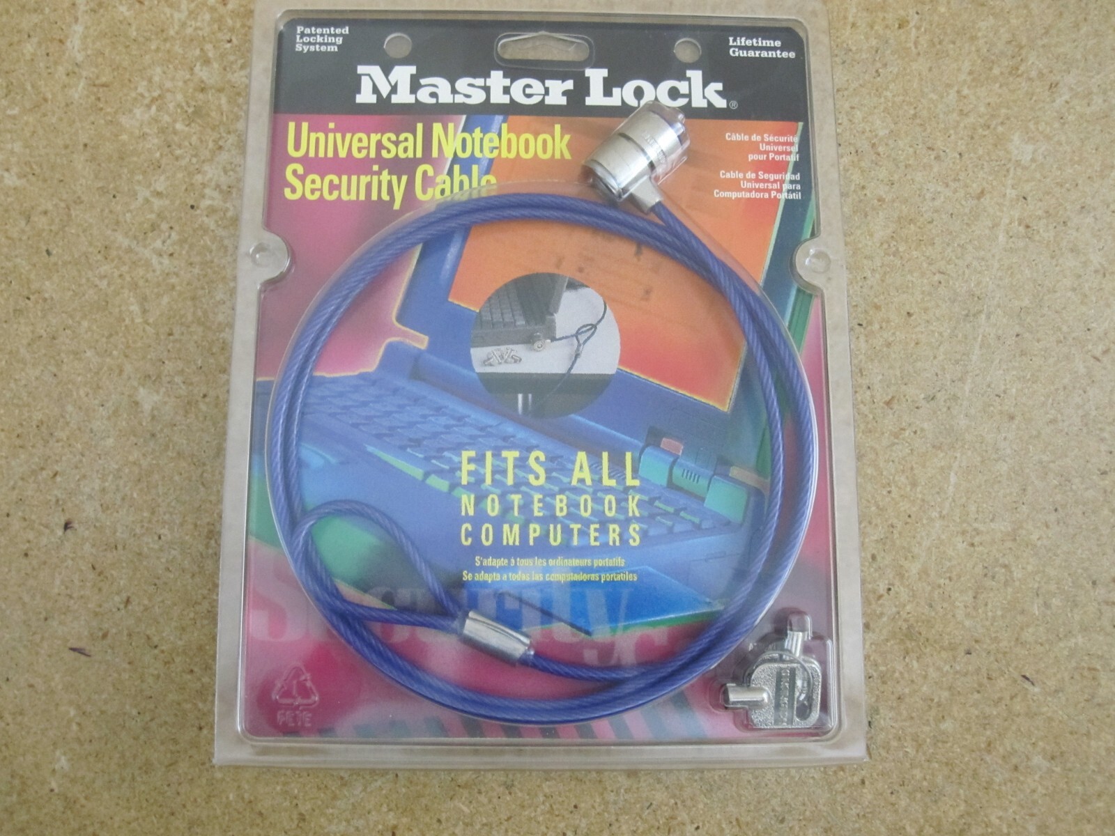 MASTER LOCK Laptop Notebook Cable Lock Security NEW SEALED