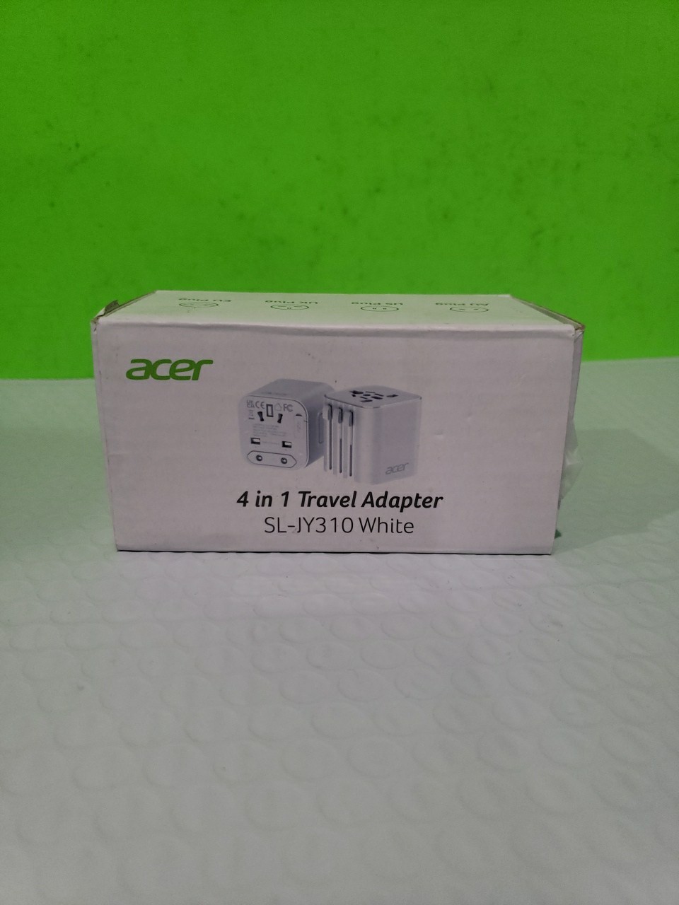 Acer 4 in 1 Travel Adapter SL-JY310 White Open Box 