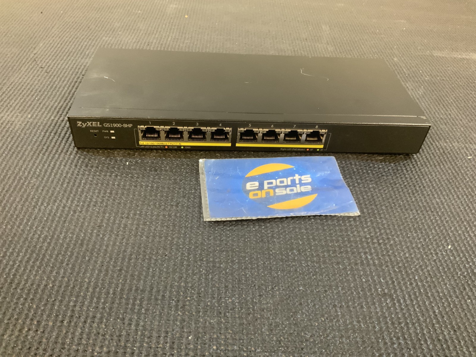 ZyXEL GS1900-8HP 8-Port Gigabit PoE+ Compliant Managed Network Switch, RB V4C
