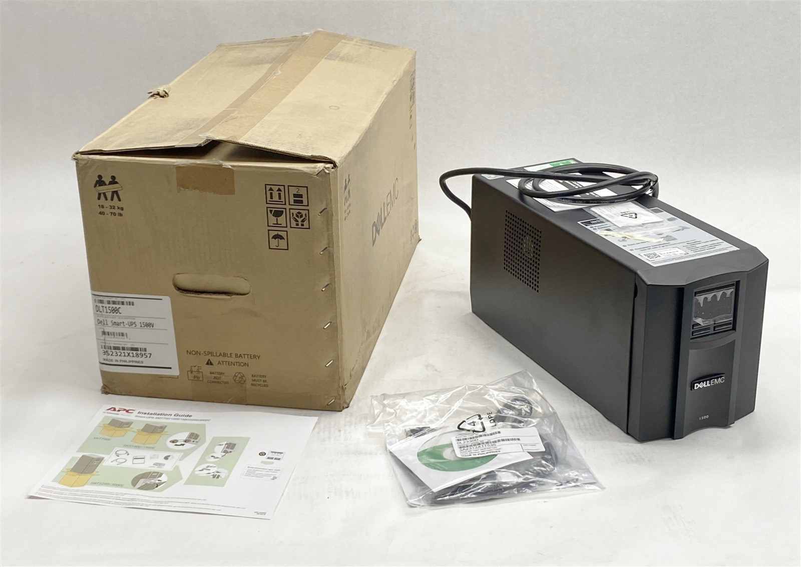 Dell Smart UPS 1500VA LCD 120V Power Supply Black DLT1500C w/ SmartConnect *NEW*