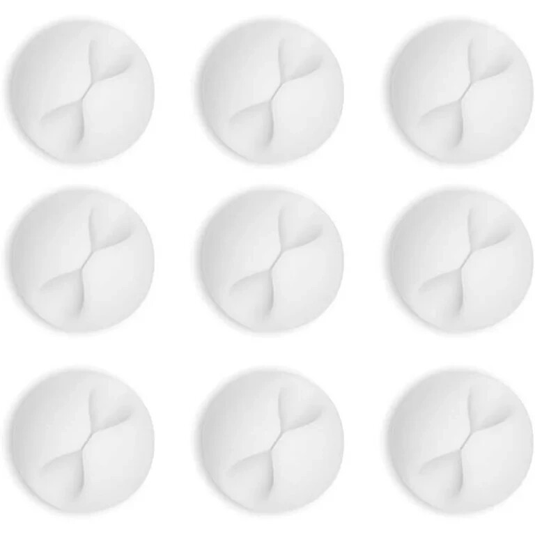 9 Pack of Small Convenient Cable Clips NEW