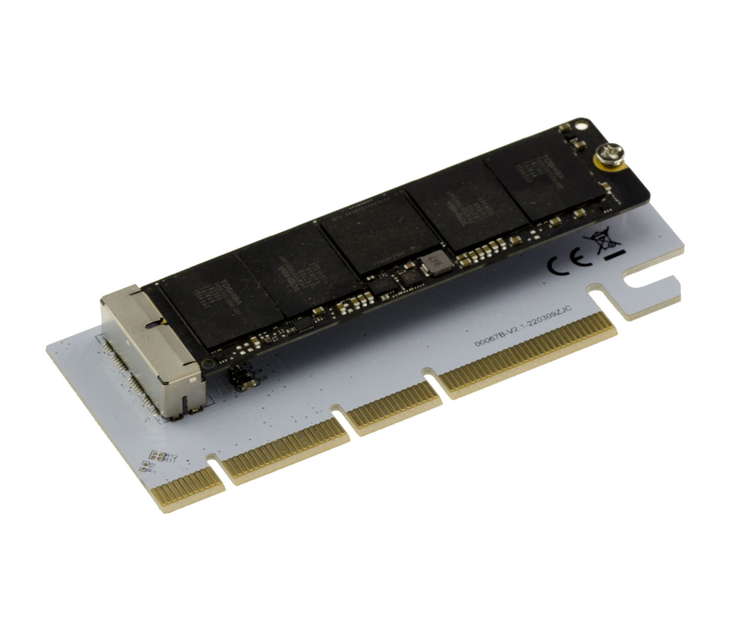 PCIe X4 X8 X16 Adapter For Mac SSD In 12+16 Pins Products After 2013
