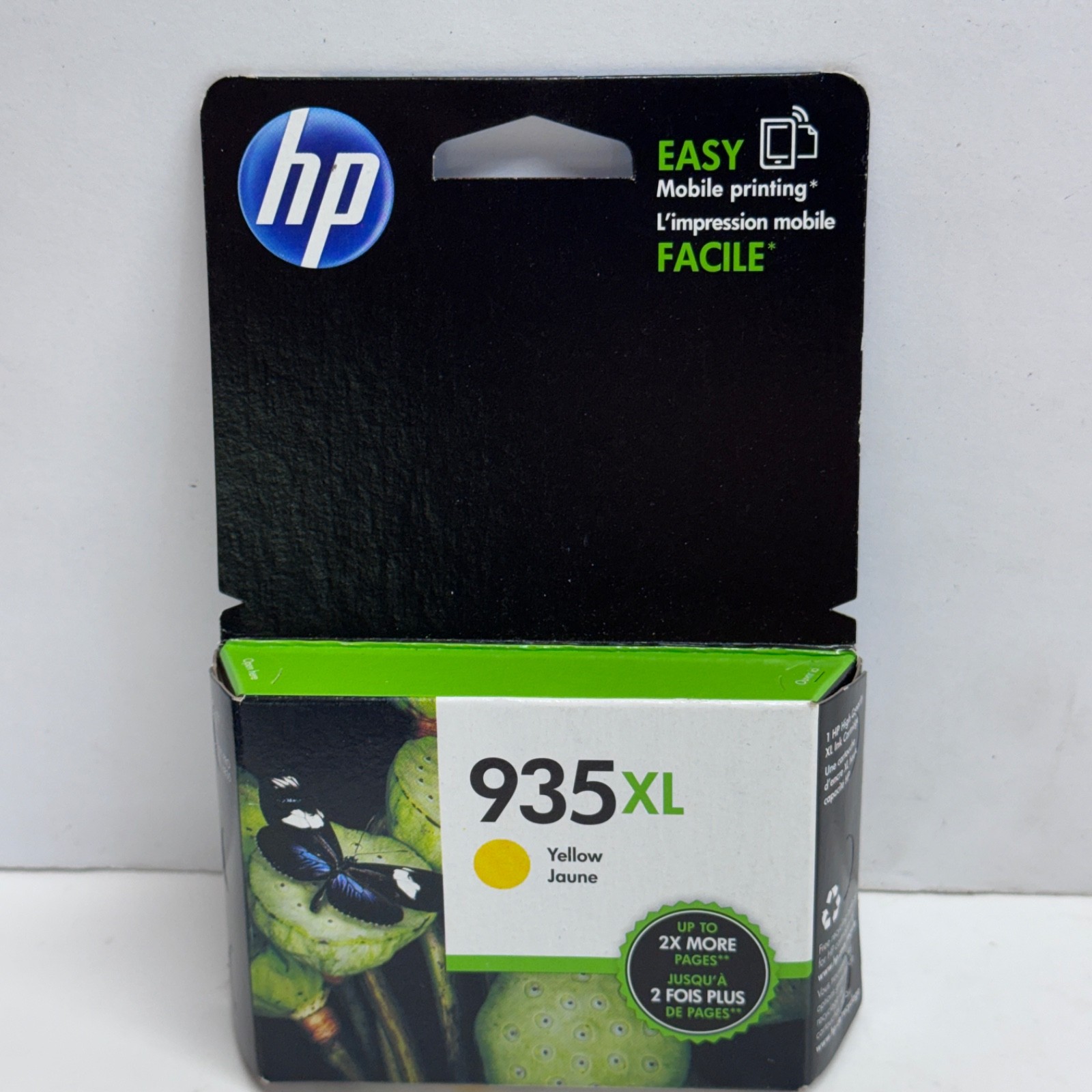 HP 935XL High Yield Yellow Original OfficeJet Ink Cartridge 8/2017