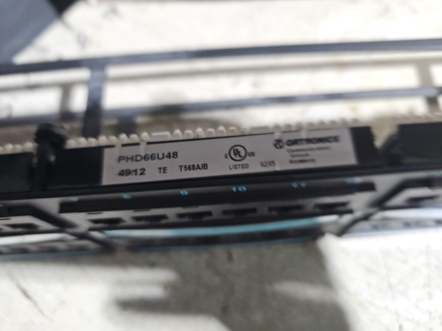 Category 6 Patch Panel PHD66U48 Clarity6 42-Port 6-Port Modules Ortronics. #R87