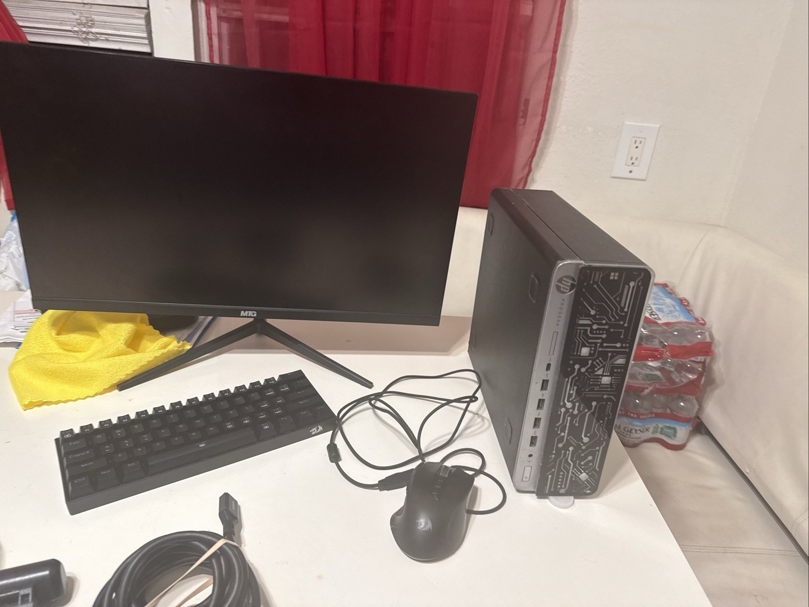 HP G3 Gaming Bundle i7, GT 1030, 16GB, SSD+HDD + 24”Monitor & RGB Keyboard/Mouse