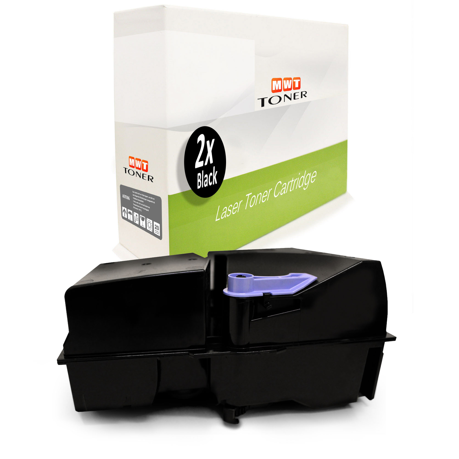 2x MWT Cartridge BLACK for Kyocera KM-C-4535-e KM-C-4035-e