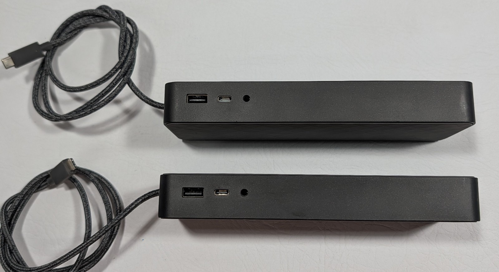 Lot of 2 HP USB-C Universal Docks (HSA-B005DS) with 90W Power Supplies - Tested