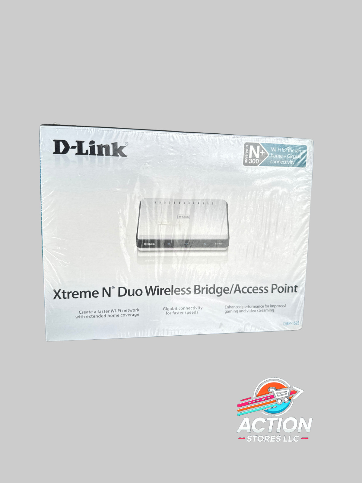 NEW SEALED D-Link DAP-1522 Xtreme N Duo Wireless Bridge Access Point Gigabit 4-P