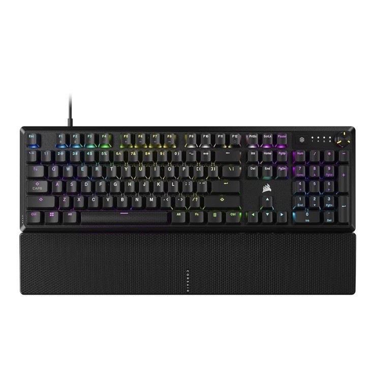 CORSAIR K70 PRO TKL Wired Magnetic Hall Effect Gaming Keyboard - Black - UD