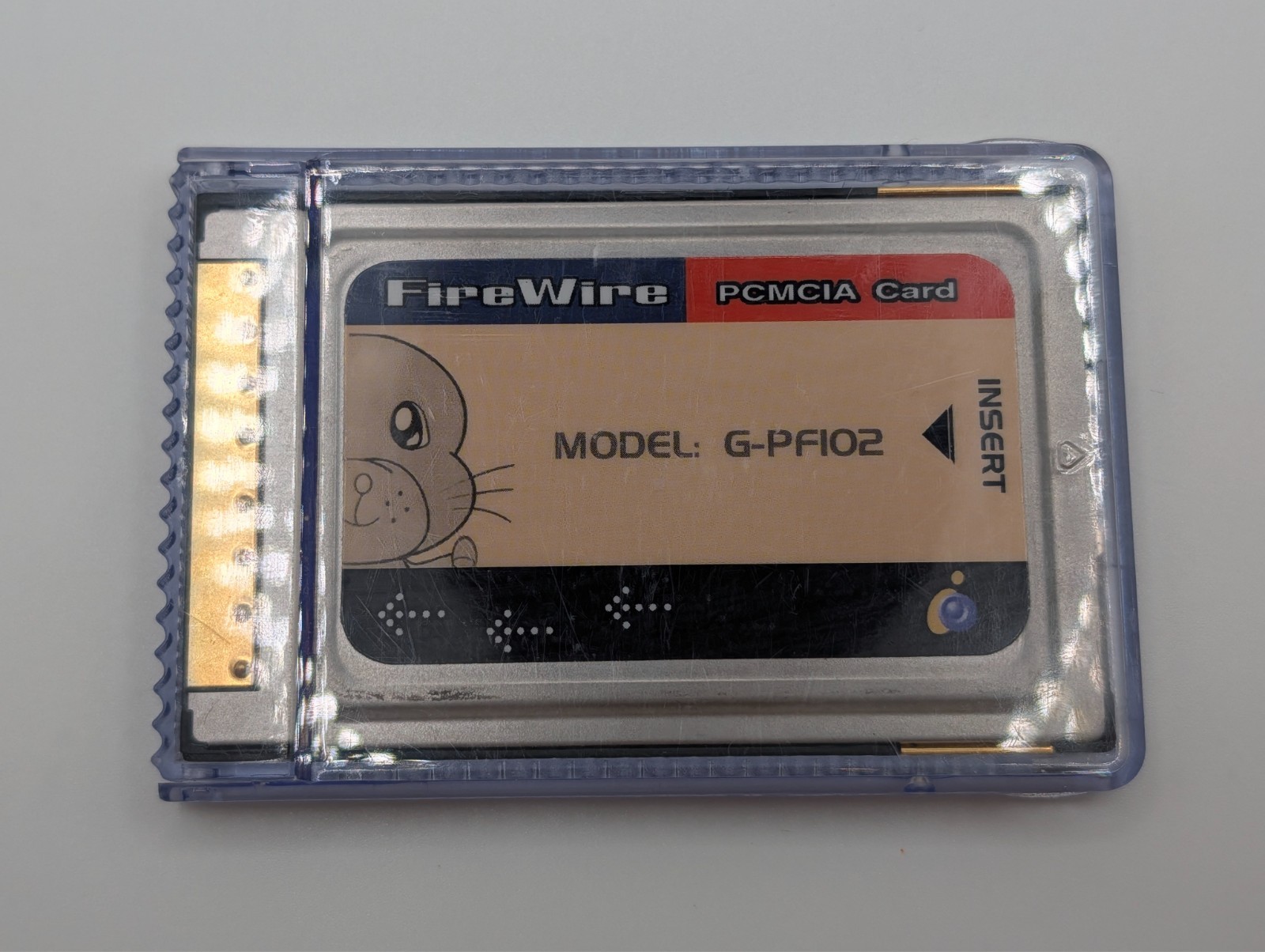 FireWire IEEE 1394 PCMCIA CardBus Adapter G-PFI02 Vintage Laptop PC Card
