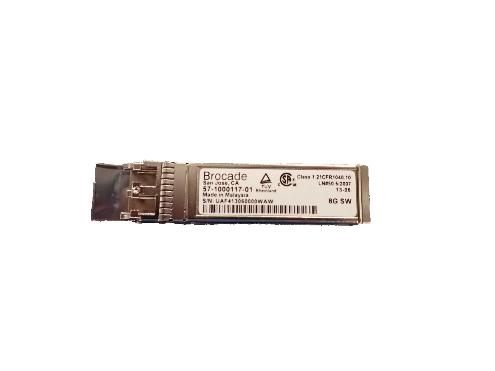 Lot of 50 Brocade 57-1000117-01 SFP, 8G Gbps SWL Fiber Optic Transceiver Module