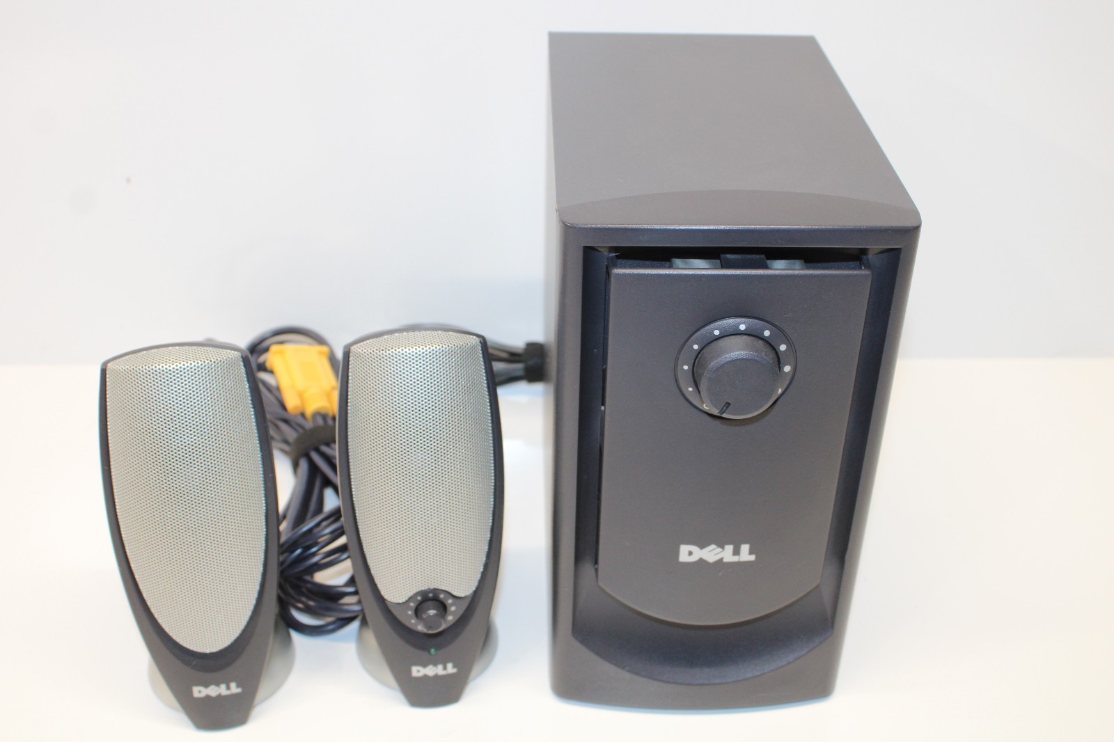 Dell A425 Zylux Multimedia PC Computer Speakers and Subwoofer-Tested & Working.