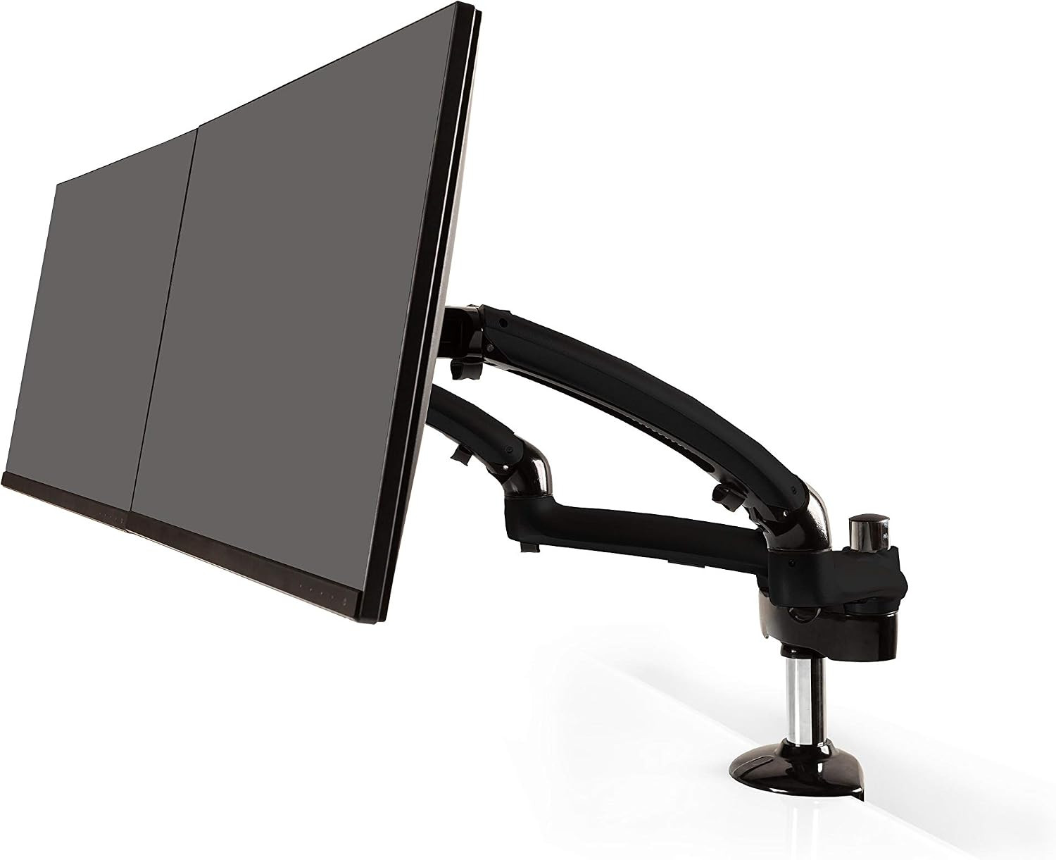 Ergotech Dual Freedom Arm, Includes Two Aluminum Articulating Arms,8.4-17.8 Lbs.