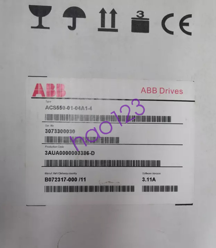 ACS550-01-04A1-4 ABB VFD 1.5KW Brand New Fast Shipping DHL/FedEx