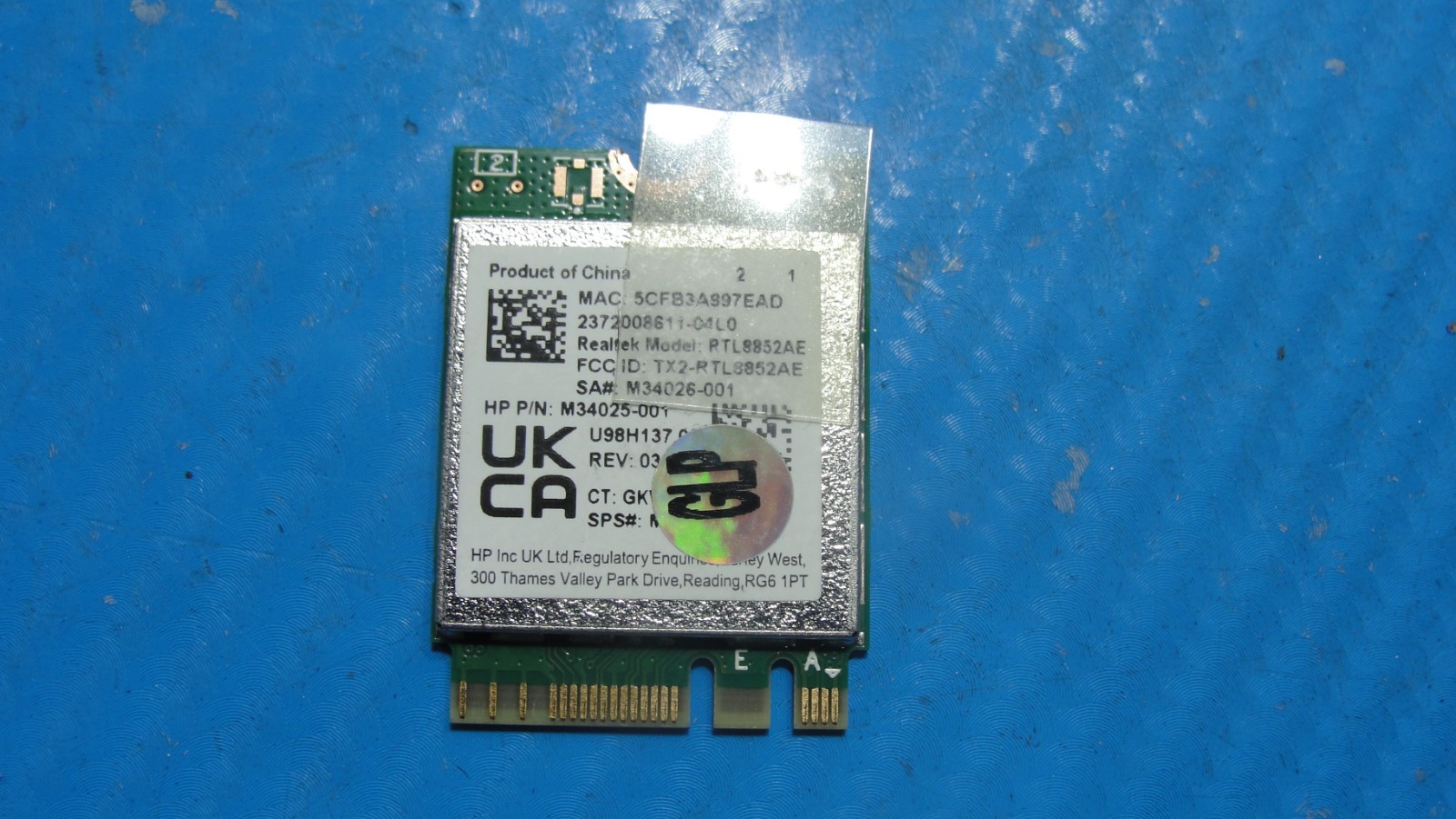 HP 15-ef2024nr 15.6" Genuine WiFi Wireless Card RTL8852AE M34026-001