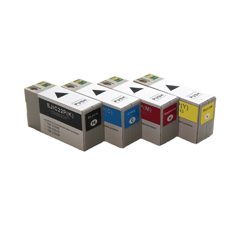 ink cartridge for EPSON TM - C3500 C3510 C3520 3500 3510  inkjet label printer