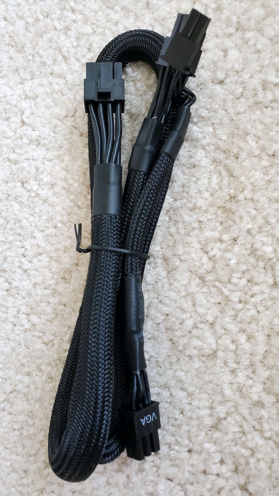 Orignal OEM Supernova PCIe 8pin to 8pin (6+2) + 6pin VGA Cable