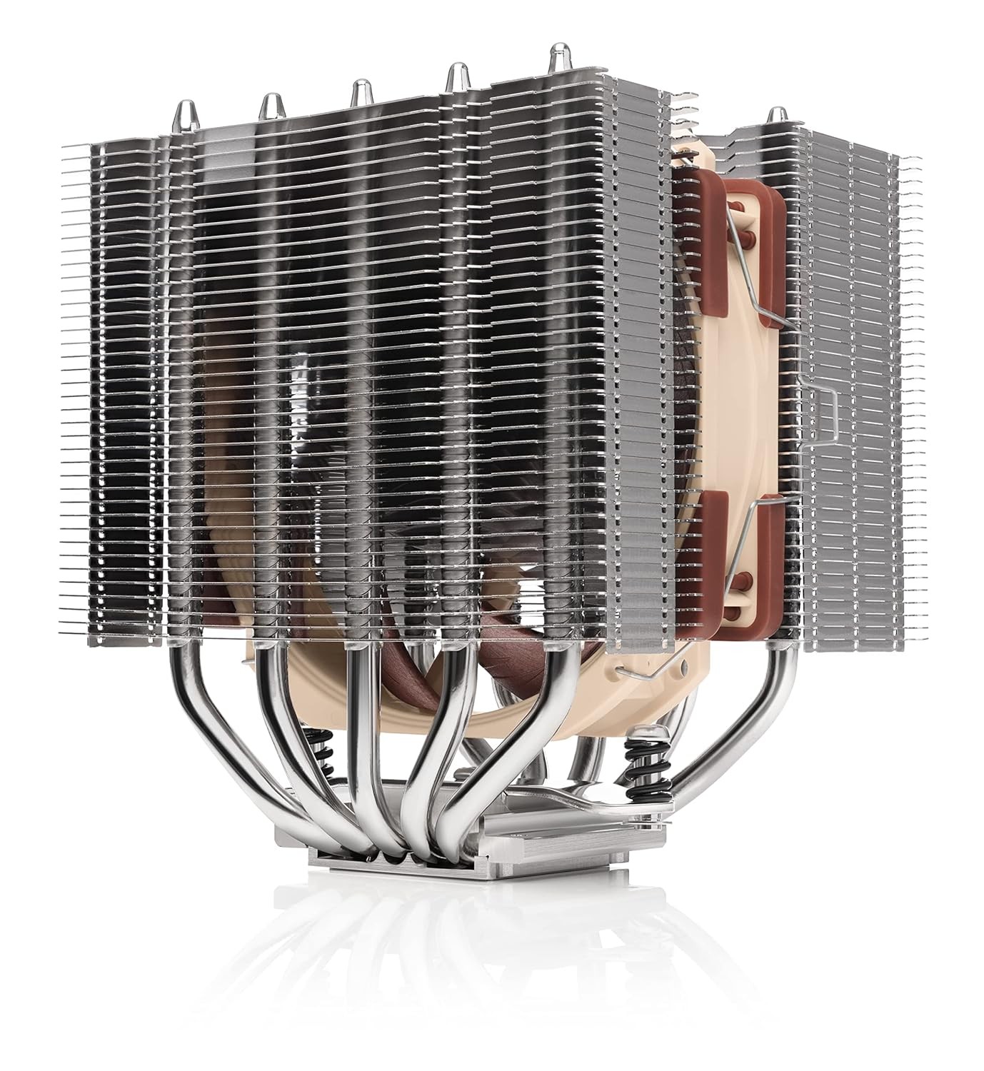Noctua NH-D12L, Low-Height Dual-Tower CPU Cooler (120mm, Brown) 