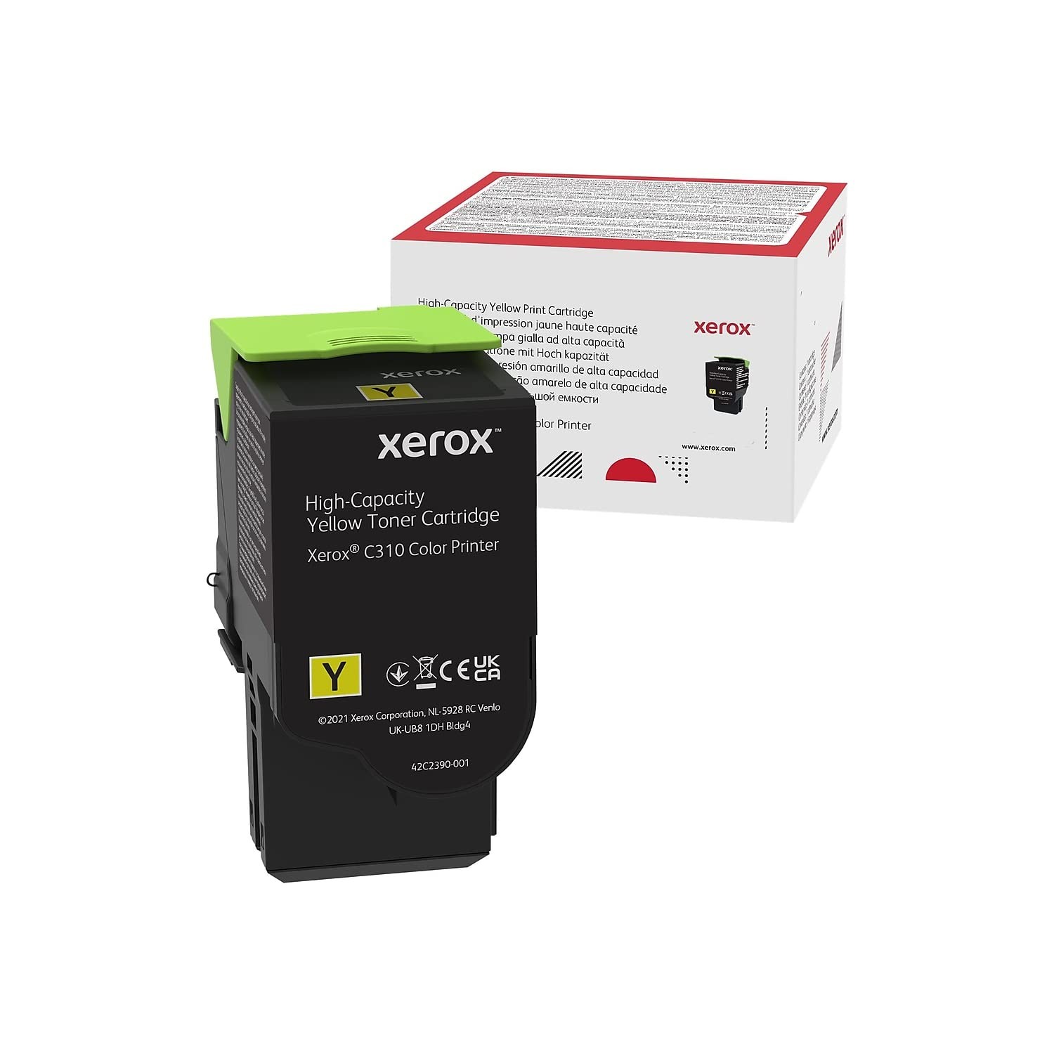 Xerox 006R04367 Yellow High Capactiy Toner Cartridge Xerox C310 Color Printer