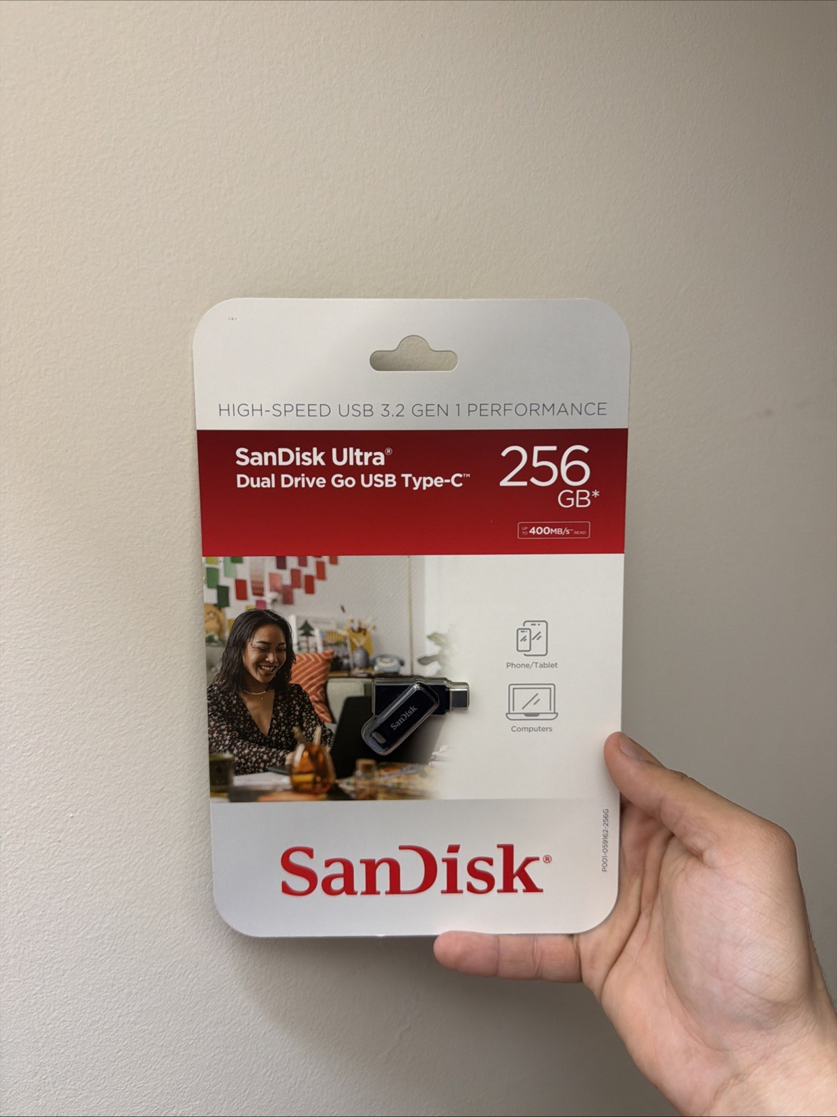 New SanDisk Ultra Dual Drive Go 256GB Type-C USB Stick SDDDC3-256G-A16BJ 400mbps