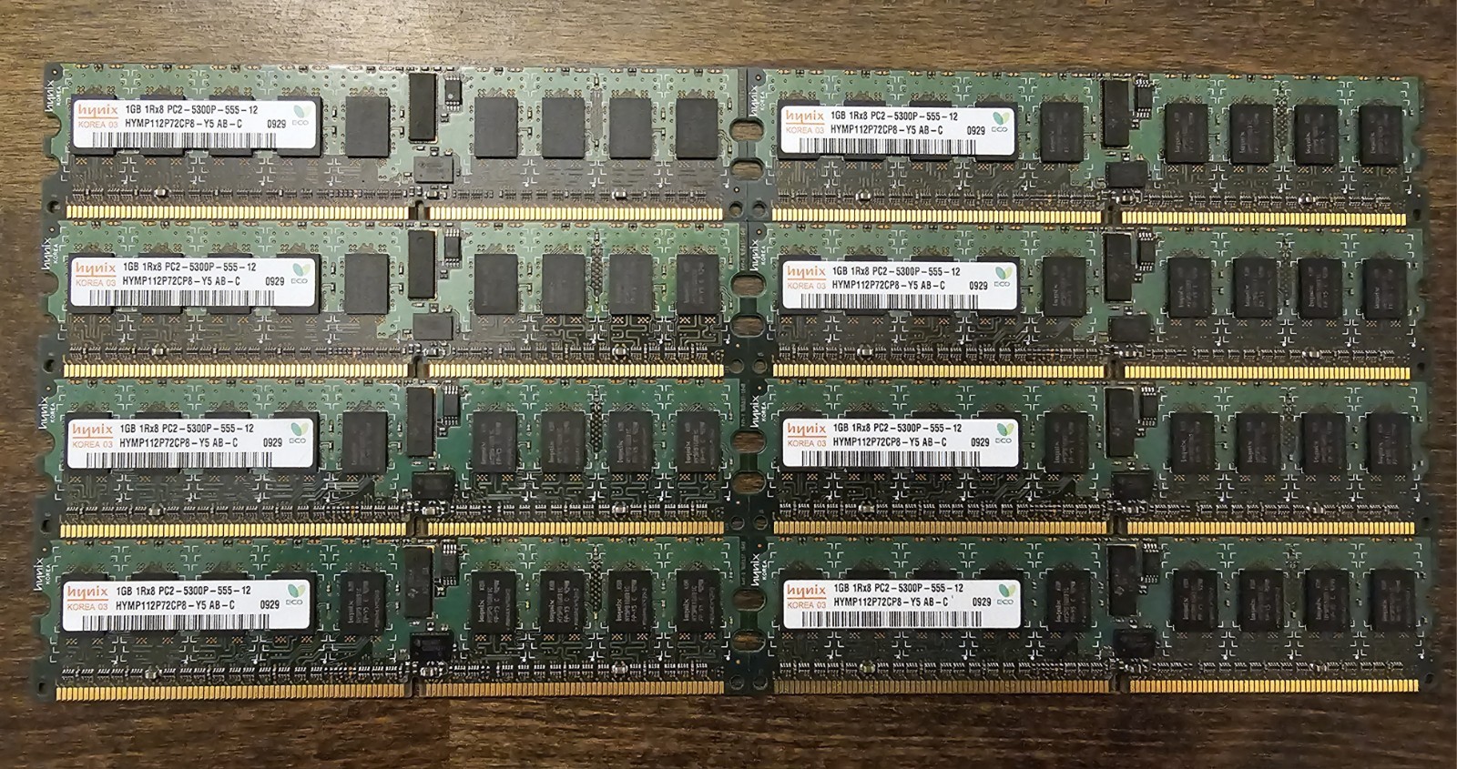 Hynix 8GB (8 x 1GB) HYMP112P72CP8-Y5 1GB PC-5300 DDR2 SDRAM Server Memory